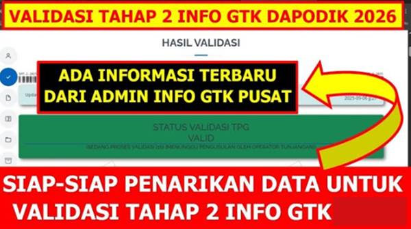 Cek Info GTK Terbaru 2026, Cara Login dan Validasi Data Guru
