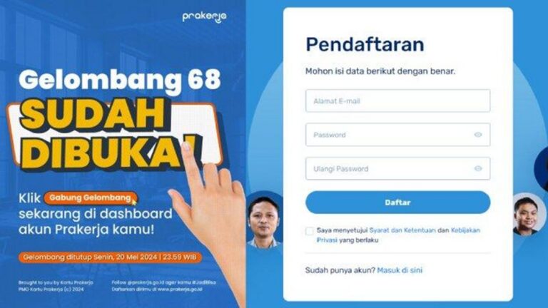 Pendaftaran Prakerja 2026 Dibuka? Ini Syarat, Cara Daftar, dan Jadwal ...