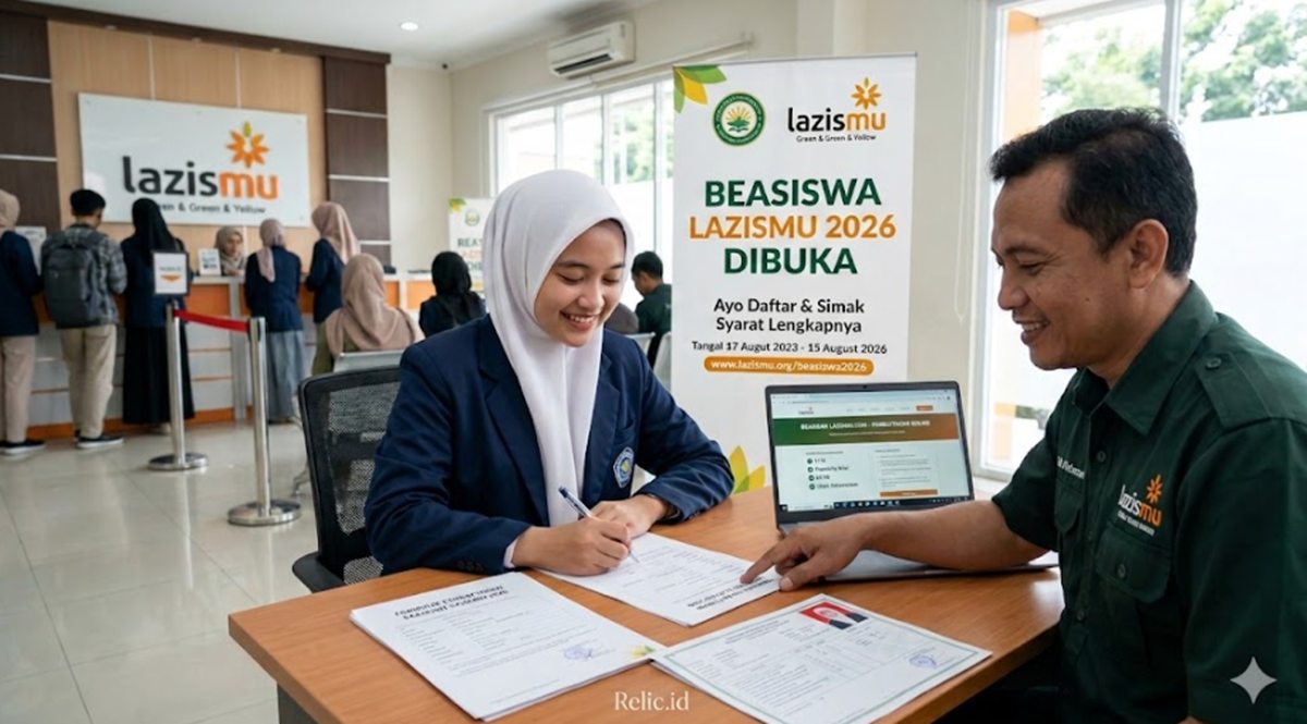 Beasiswa Lazismu 2026 Dibuka, Ini Cara Daftar dan Syarat Lengkapnya