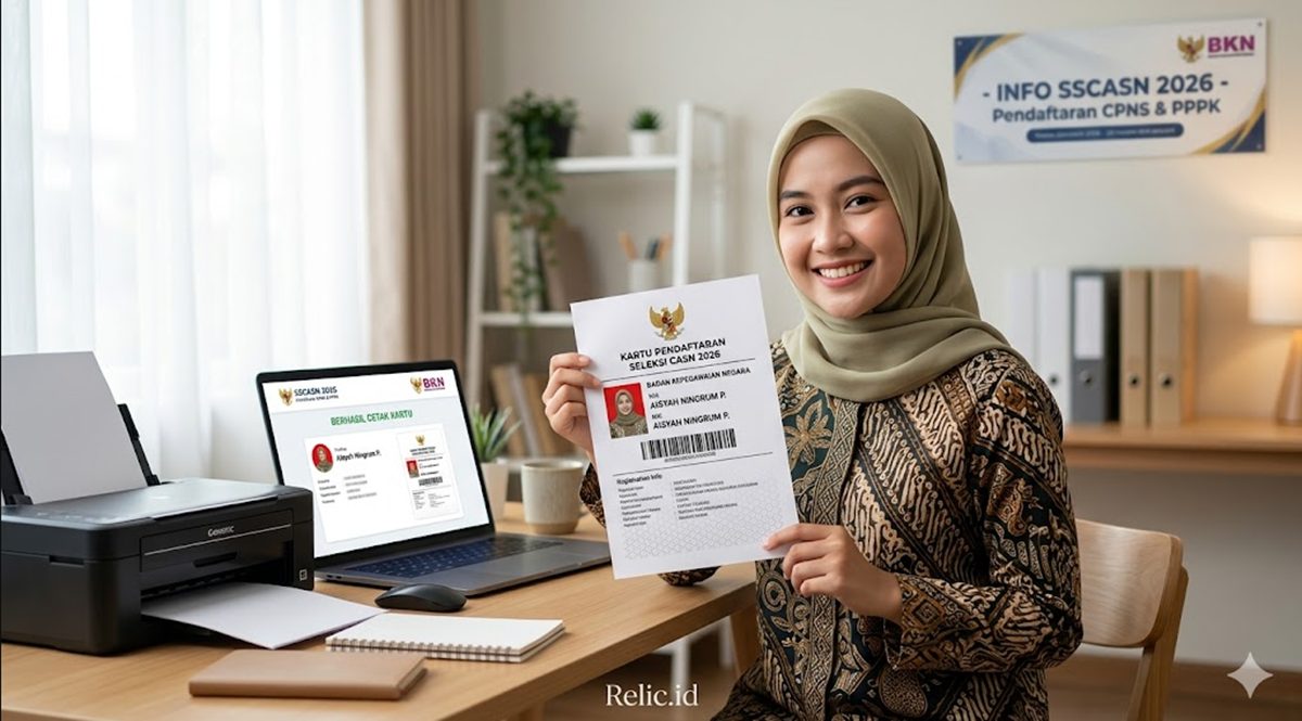 Cara Cetak Kartu Pendaftaran SSCASN 2026, Ini Langkah Lengkapnya