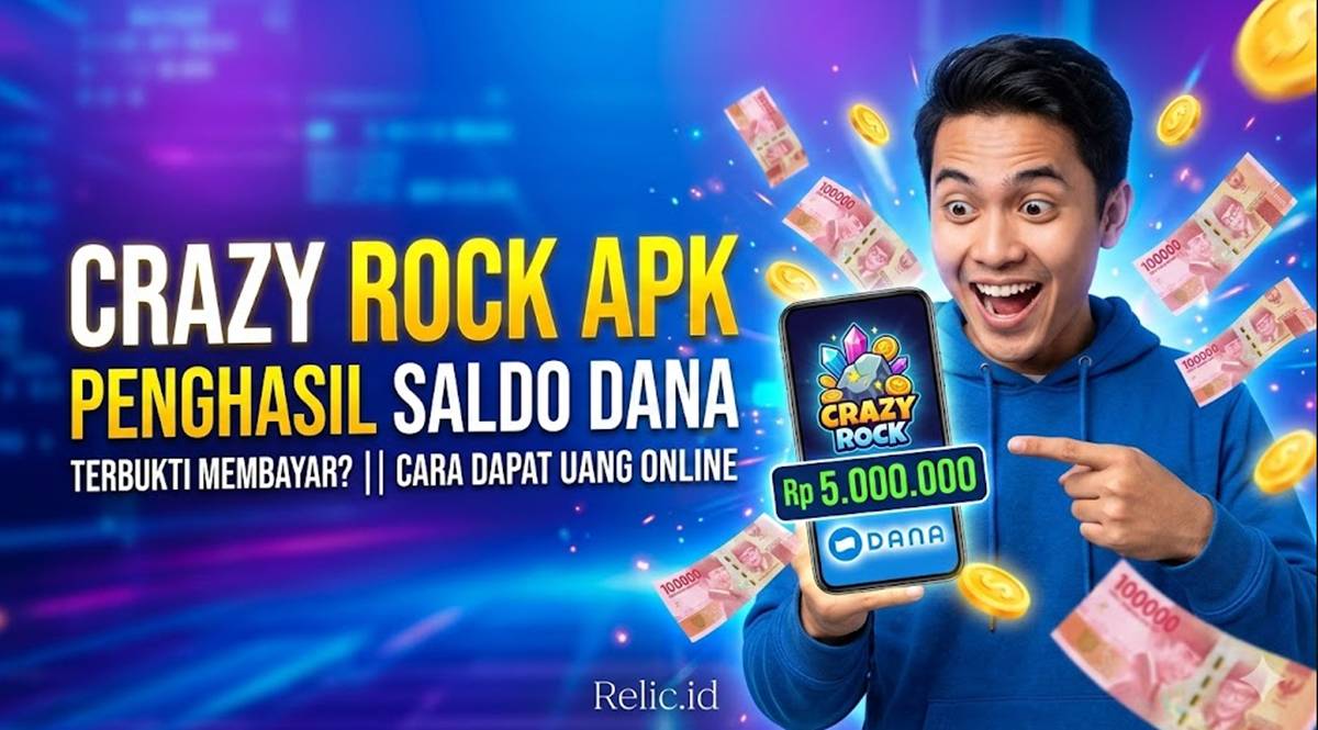 Crazy Rock APK Penghasil Saldo DANA, Benar Cair atau Penipuan