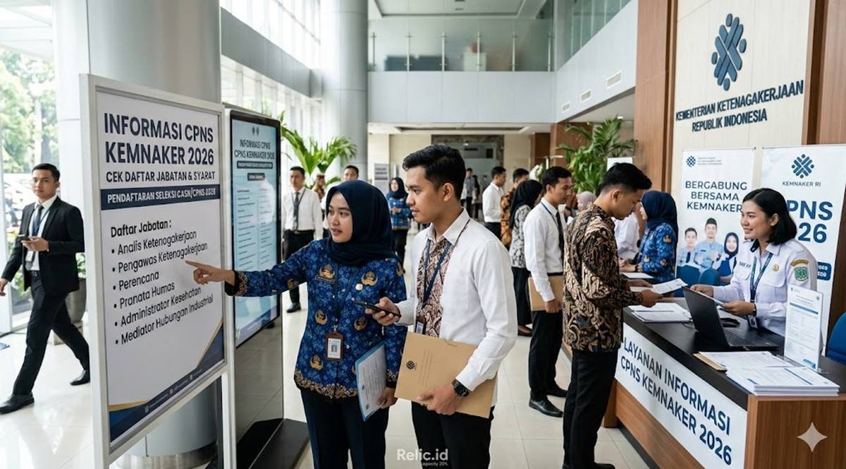 Formasi CPNS Kemnaker 2026 Terbaru, Cek Daftar Jabatan dan Syaratnya