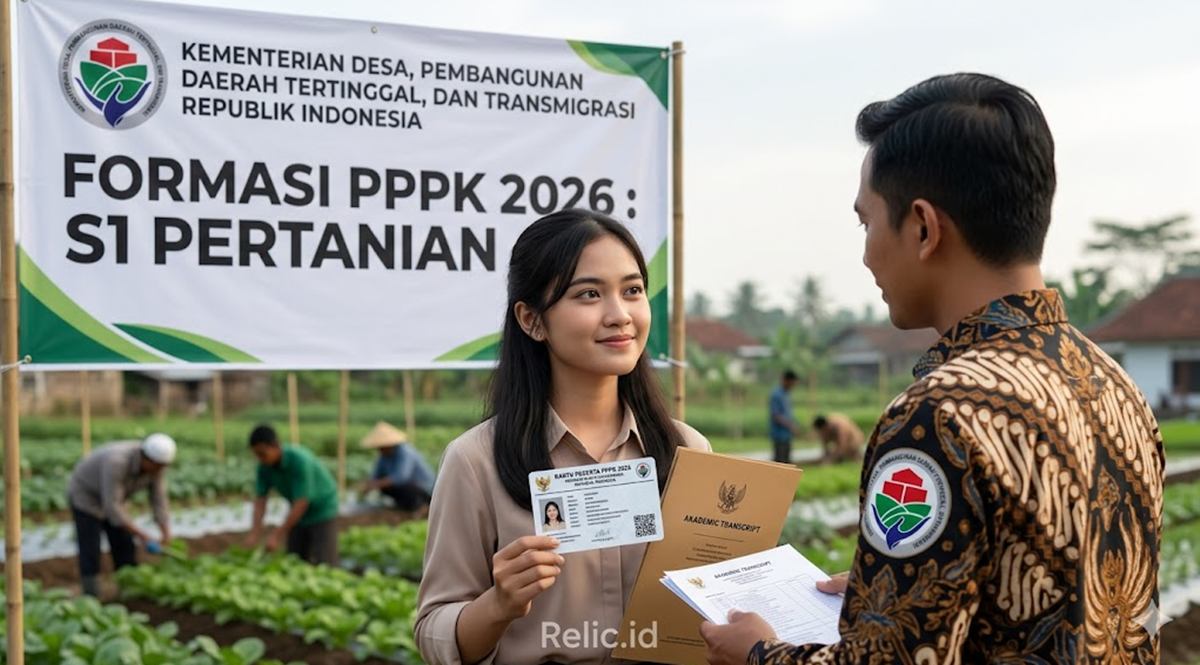 Formasi PPPK Kementerian Desa 2026 untuk S1 Pertanian Dibuka, Ini Syarat dan Cara Daftarnya